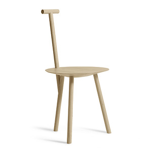 PLEASE WAIT to be SEATED FAYE TOOGOOD SPADE CHAIR - NATURAL ASH