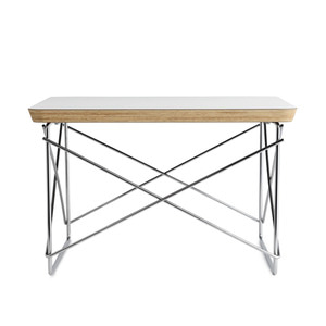 Herman Miller Eames Wire Base Low Table (White/Chrome)