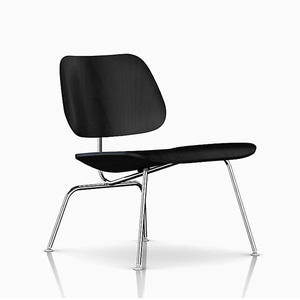 Herman Miller Eames Molded Plywood Lounge Chair (Black)