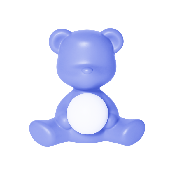 QEEBOO TEDDY GIRL LAMP - LIGHT BLUE
