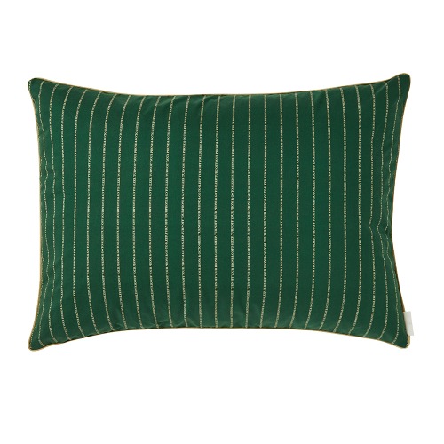 say touche Pin-Stripe Pillowcase (Green)