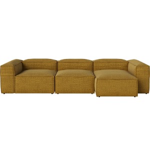 COSIMA 3 UNITS WITH CHAISE LONGUE RIGHT GLOBA - CURRY (해외오더)