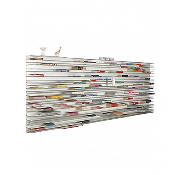 Spectrum Paperback Wallsystem - White 120cm