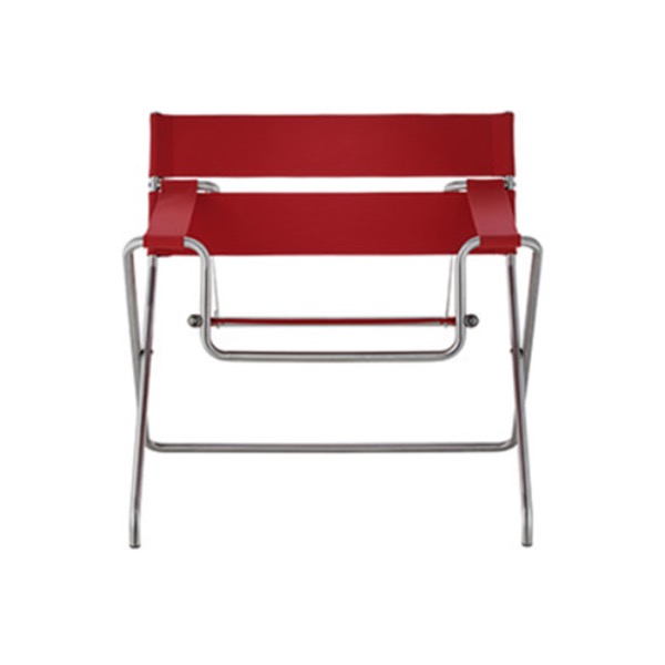 D4 BAUHAUS CHAIR - RED LEATHER 1