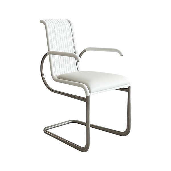 D22i CANTILEVER CHAIR - PURE WHITE
