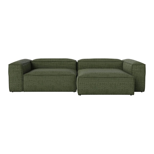 COSIMA 2 UNITS WITH CHAISE LONGUE LARGE RIGHT AND CORNERUNIT LARGE LEFT GLOBA - GREEN