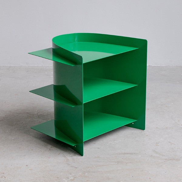 TENSION SIDE TABLE - TRAFFIC GREEN