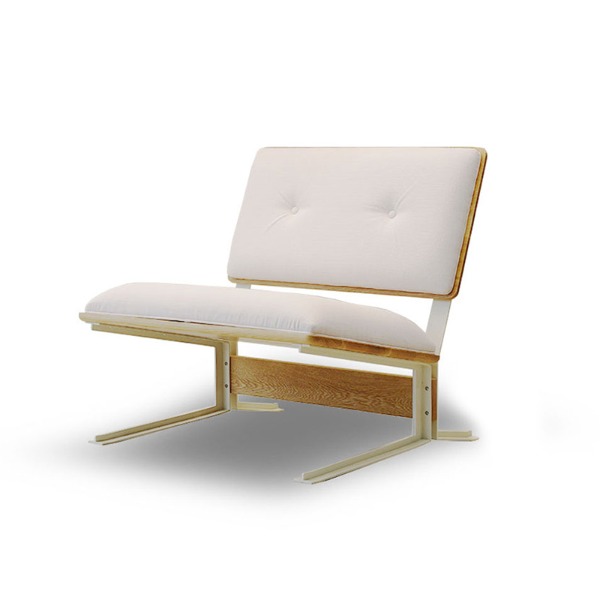 SUITE LOUNGE CHAIR - LOW / FABRIC WHITE