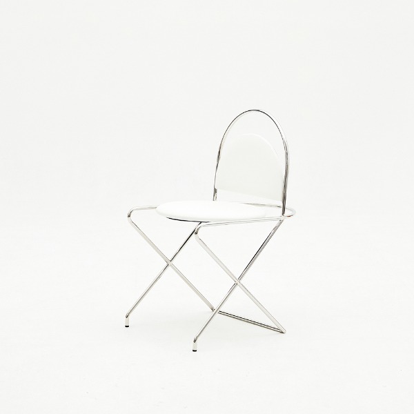 CH2 DINING CHAIR - LEATHER WHITE