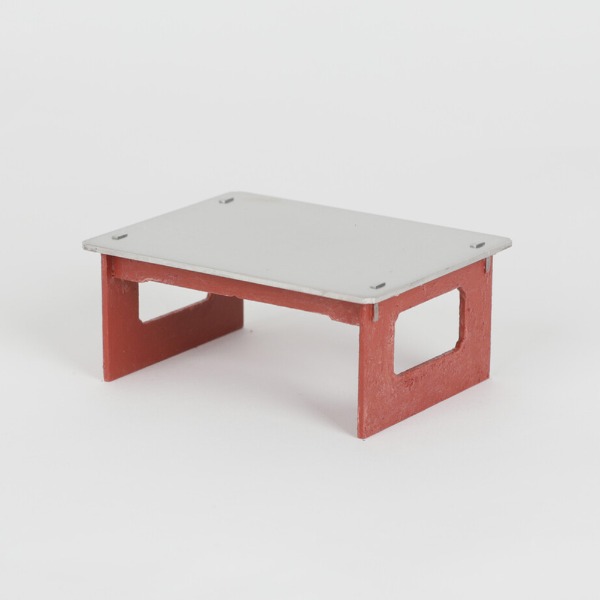 RIVET JOINT TINY TABLE - RED / STANDARD