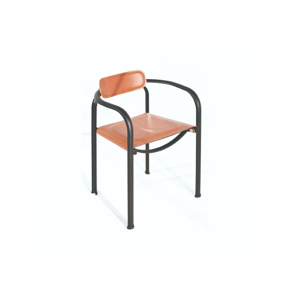TECTA Split Chair - Cognac / Black