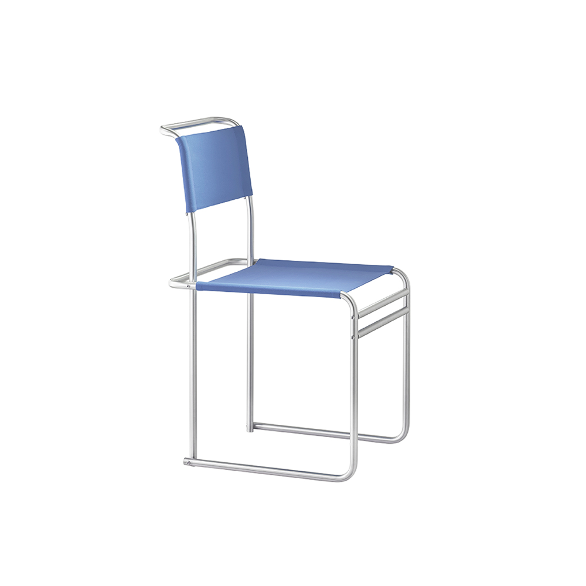 B40 Breuer Chair - Bauhaus Strap - Blue 2